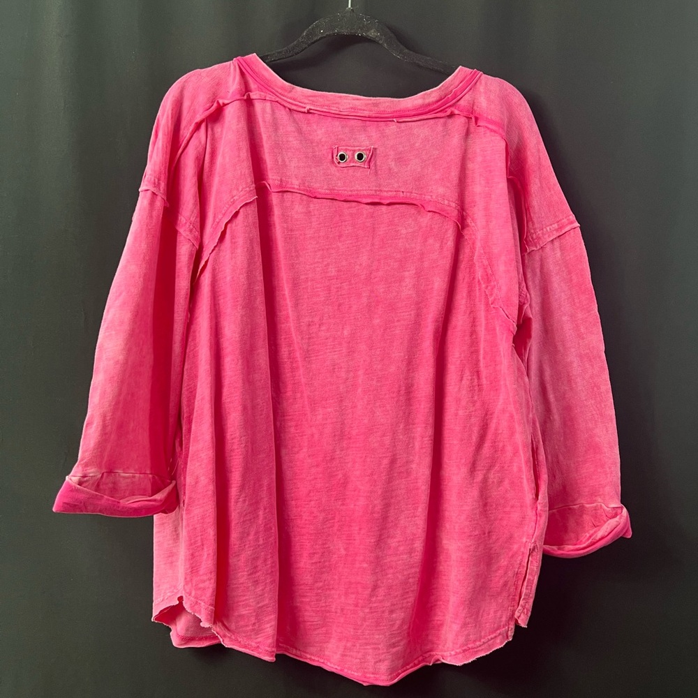 Oli & Hali Pink Long Sleeve Top - Picture 2 of 5